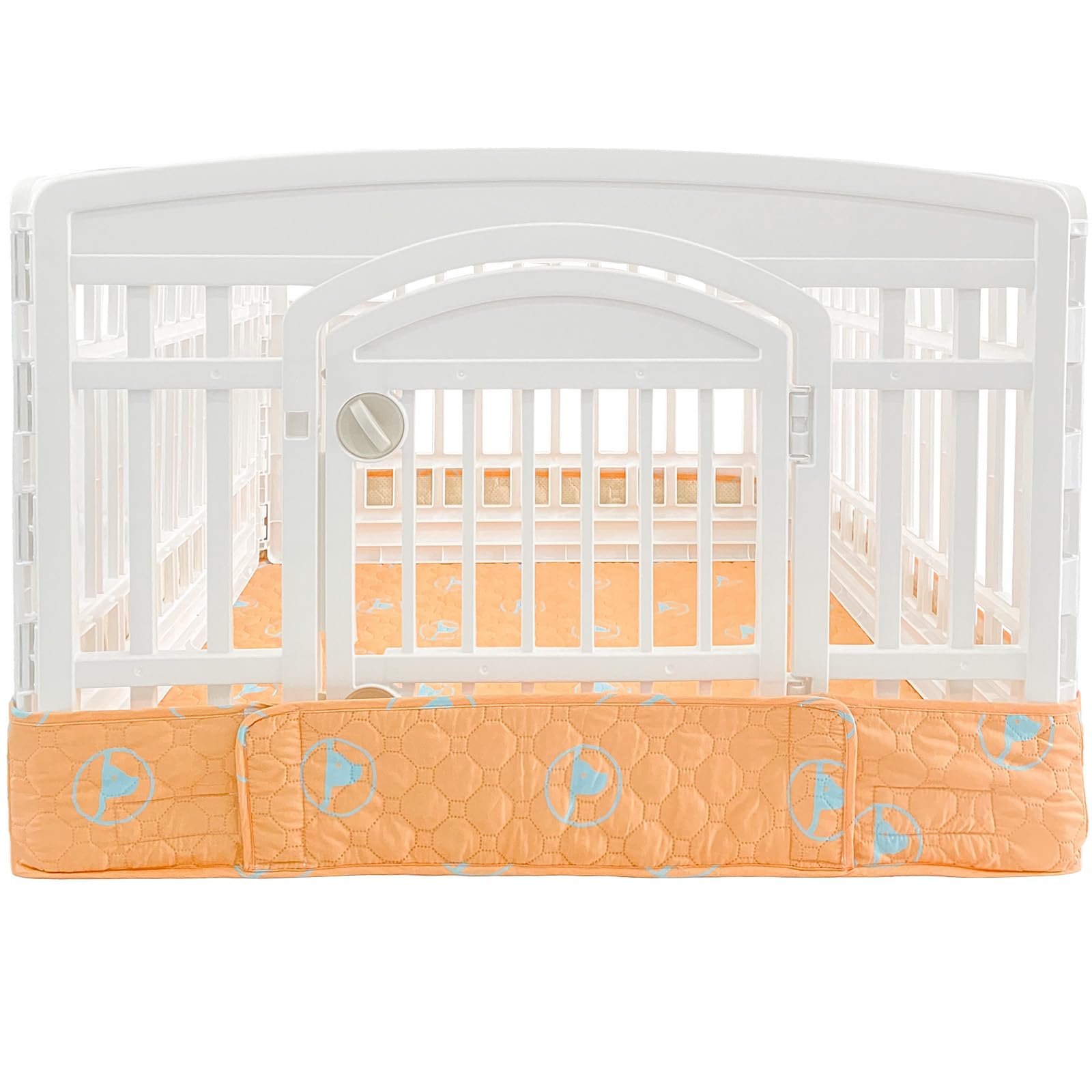 PJYuCien playpen bottom mat 36in setup for stable, clean play area.