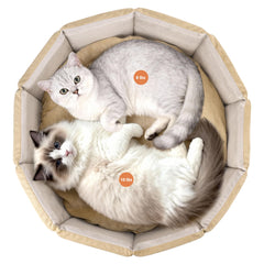 PJYuCien cat bed inner diameter 18 inches suited for small- to medium-sized pets.