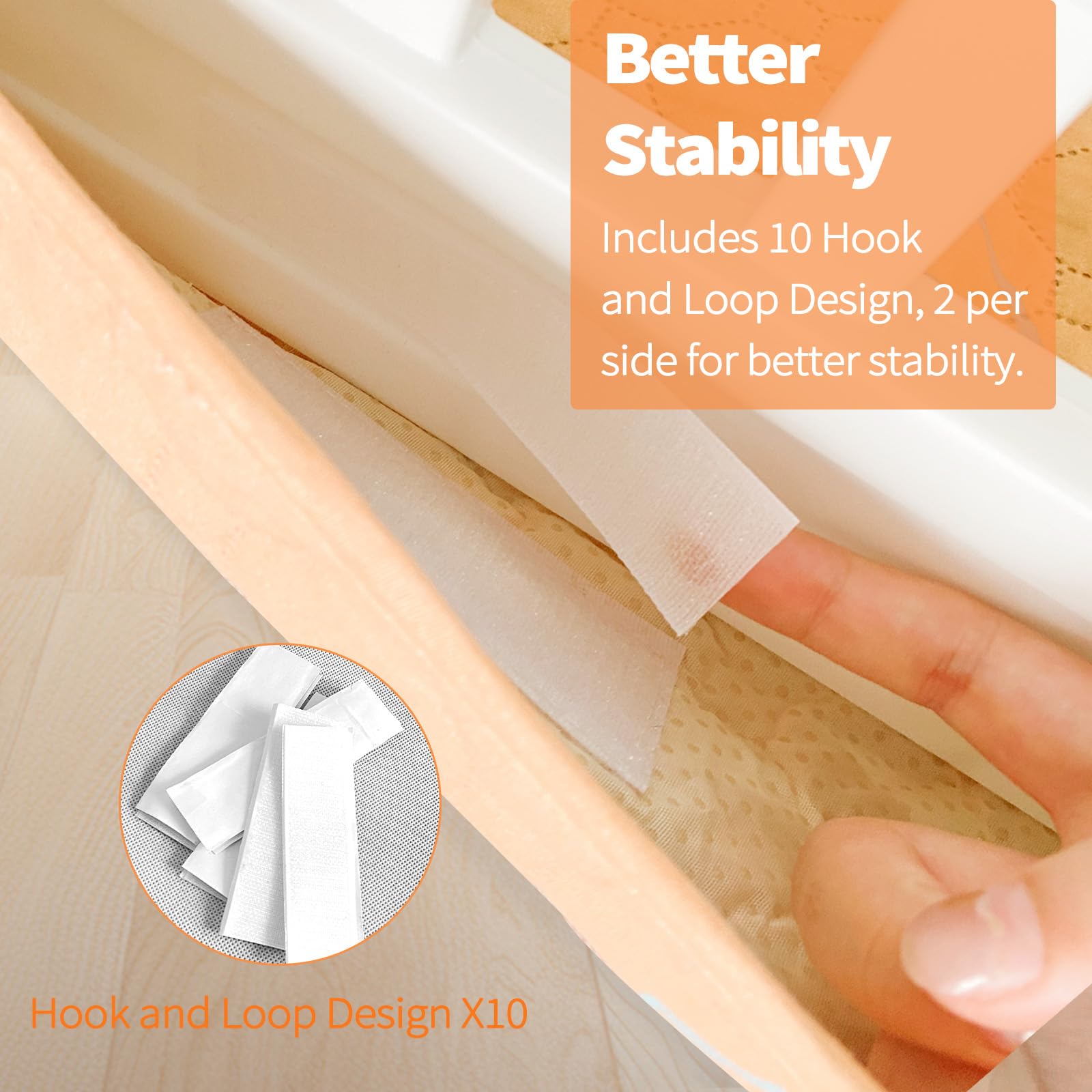 PJYuCien soft polyester knit surface offers gentle, comfortable touch for puppies.