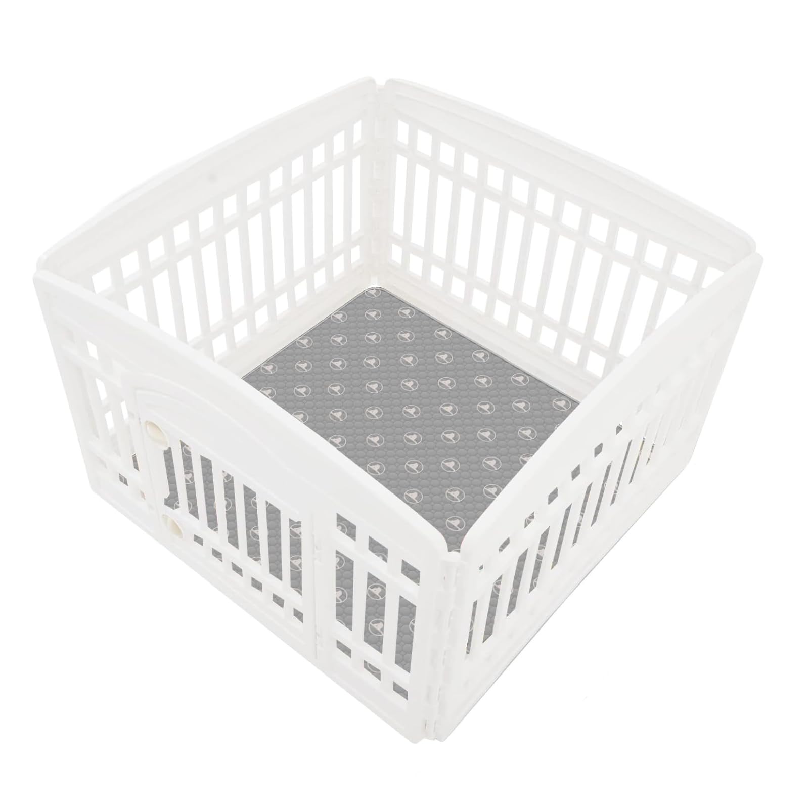 PJYuCien washable dog playpen mat flat view; versatile 36x36 size for many setups.