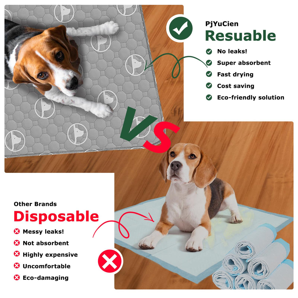 PJYuCien washable dog playpen mat crate and travel use; fits crates and travel setups.