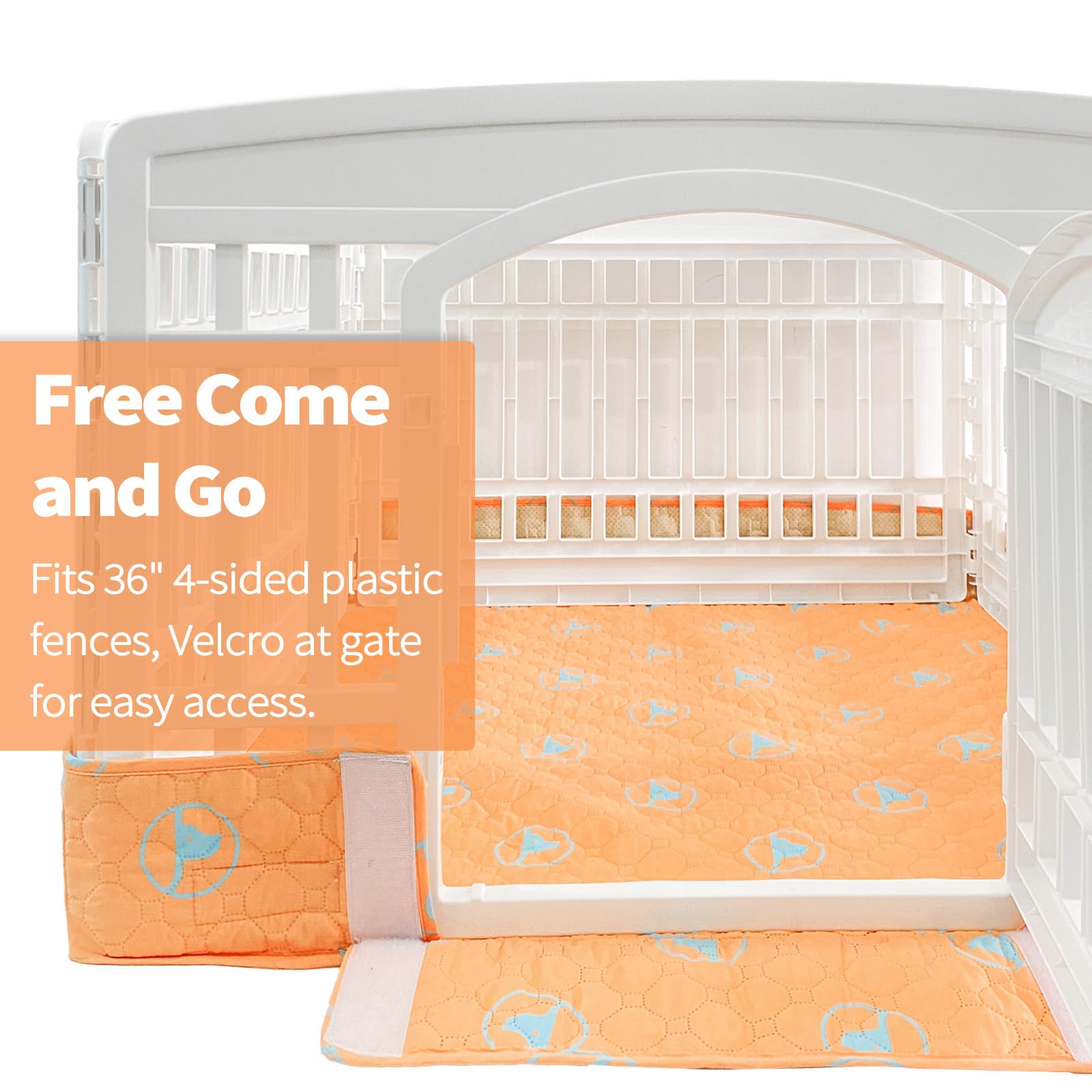 PJYuCien waterproof inner layer keeps surfaces dry during puppy training.