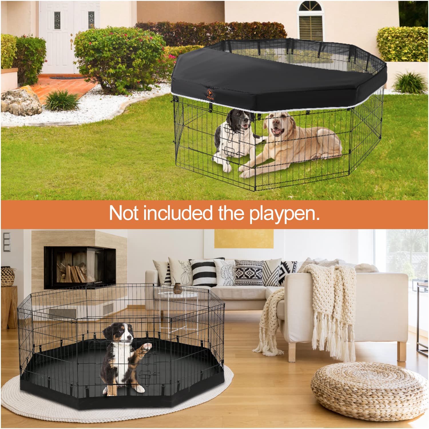 PJYuCien bottom pad demonstrates correct waterproof side up orientation