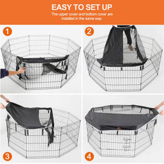 PJYuCien bottom pad features waterproof coating to help protect floors