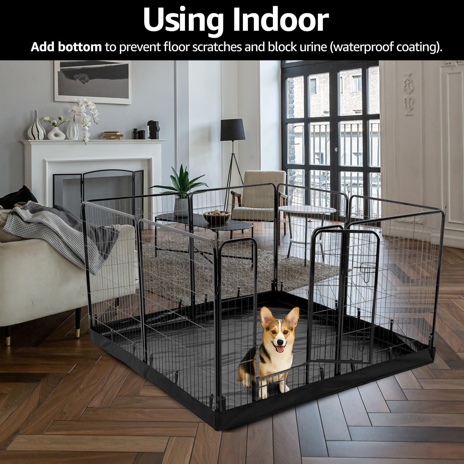 PJYuCien bottom-pad 600D oxford keeps floors protected