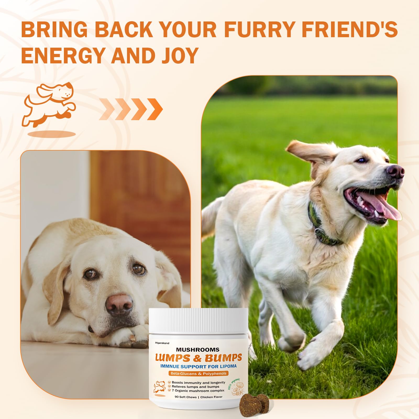 PKperekond human-grade vet-reviewed ingredients label — clear safety and quality.
