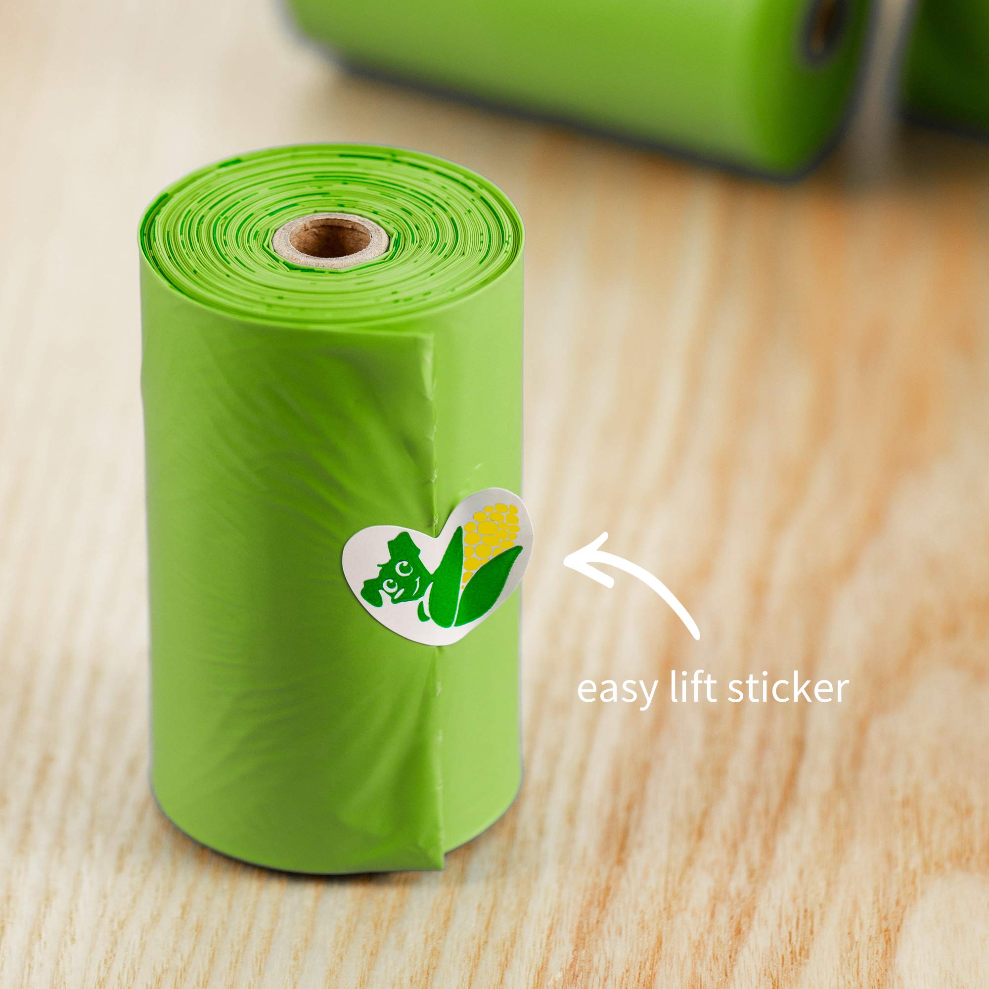 Pkpoo unscented dog bags with large 13x9 size for versatile waste handling.