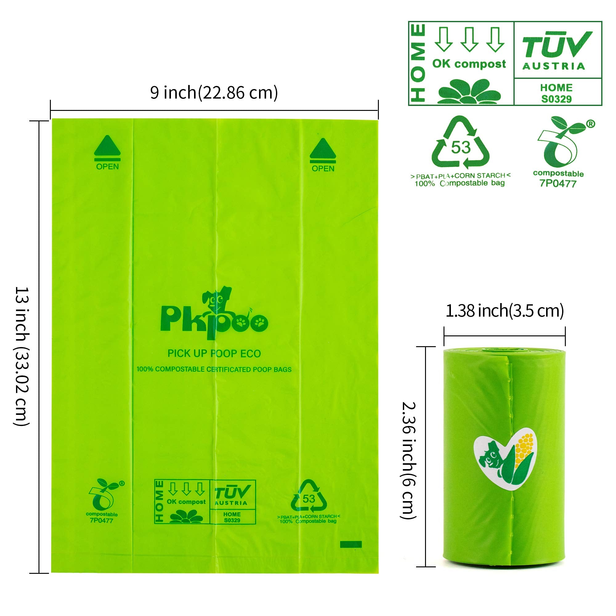 Pkpoo uso multiusos para pañales, arena de gato y residuos.