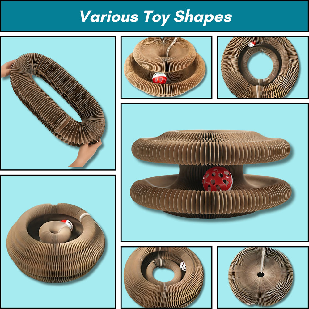Planatex Kitty Curlz Easy-assembly storage simplifies setup after play.