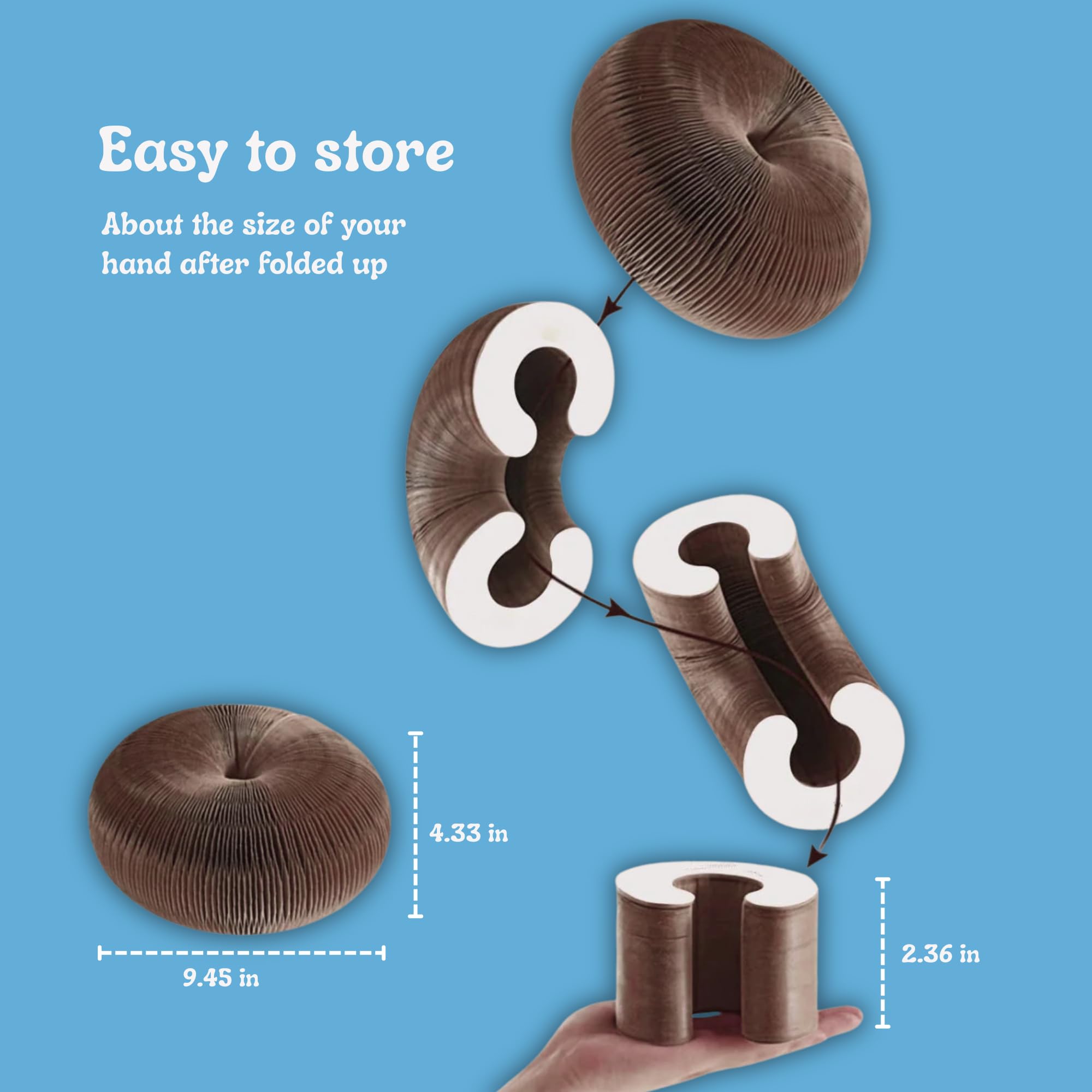 Planatex Kitty Curlz Magic Organ circle-shape boosts paw-friendly play and exploration.