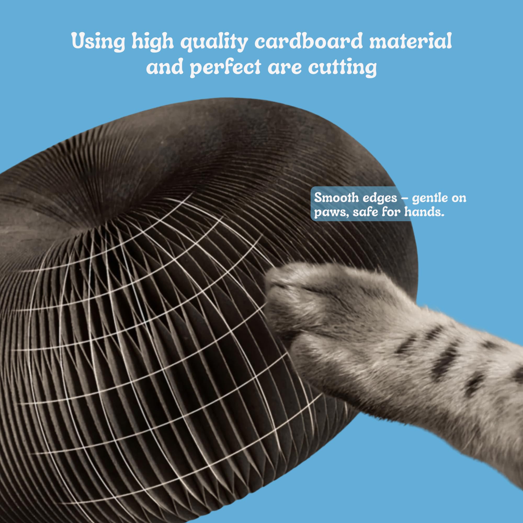 Planatex Kitty Curlz Magic Organ tunnel-shape creates cozy paths for exploration.