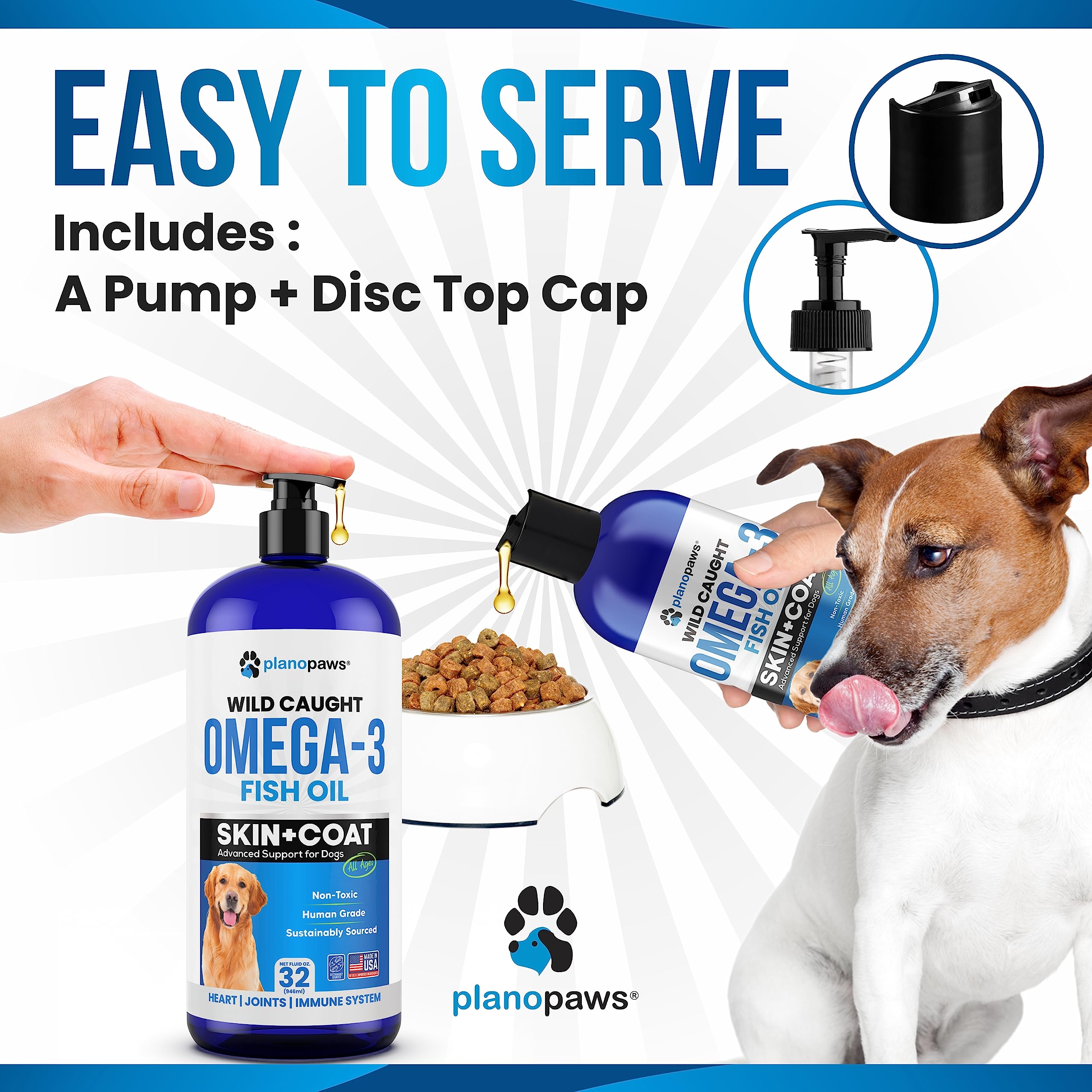 Plano Paws sustainably-sourced ocean-fish highlights ethical sourcing for healthier dogs.