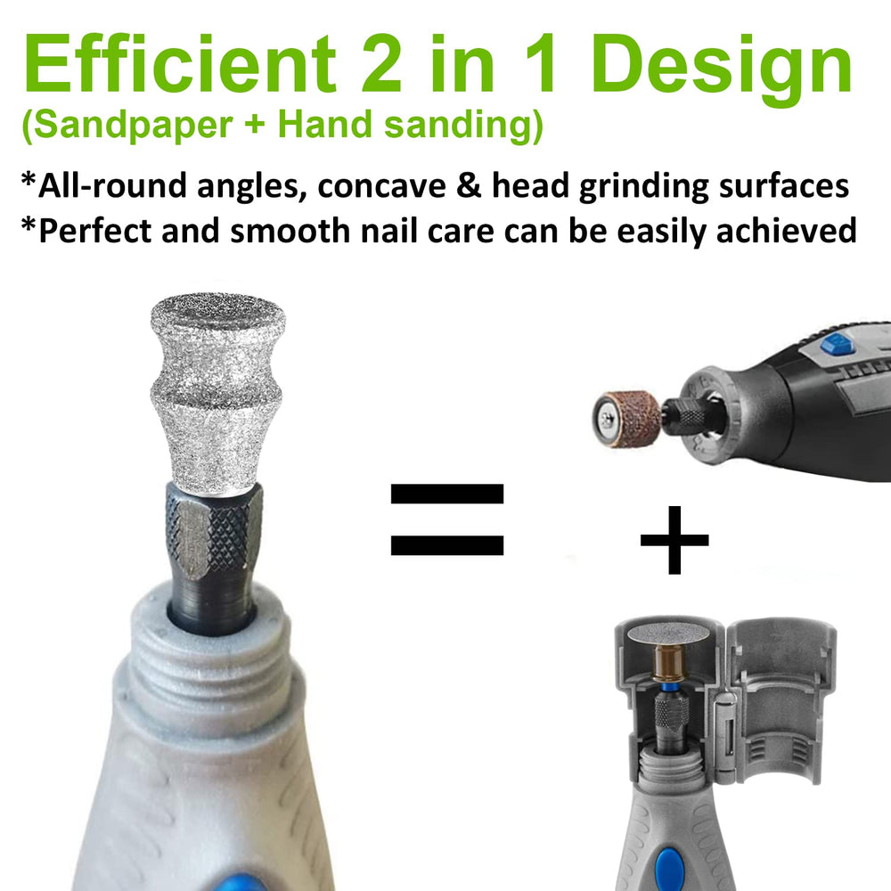 PLATGO diamond-nail-wheel-1-8-inch reduces heat buildup during grinding.