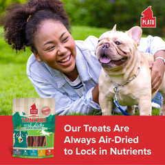 PLATO Thinkers Duck whole-piece treat ready for chew sessions