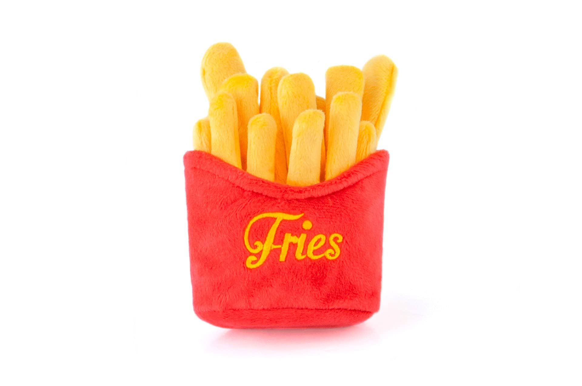 P.L.A.Y. plush fries toy assembly supports car rides and interactive play