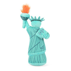 P.L.A.Y. plush Statue of Liberty toy front view, durable for long-lasting playtime adventures.