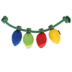 P.L.A.Y. Twinkly Tugger machine-washable toy ready for easy cleanup after holidays.