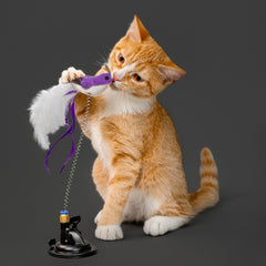 Playology cat toy lifelike birds in action sparks pouncing and chasing fun