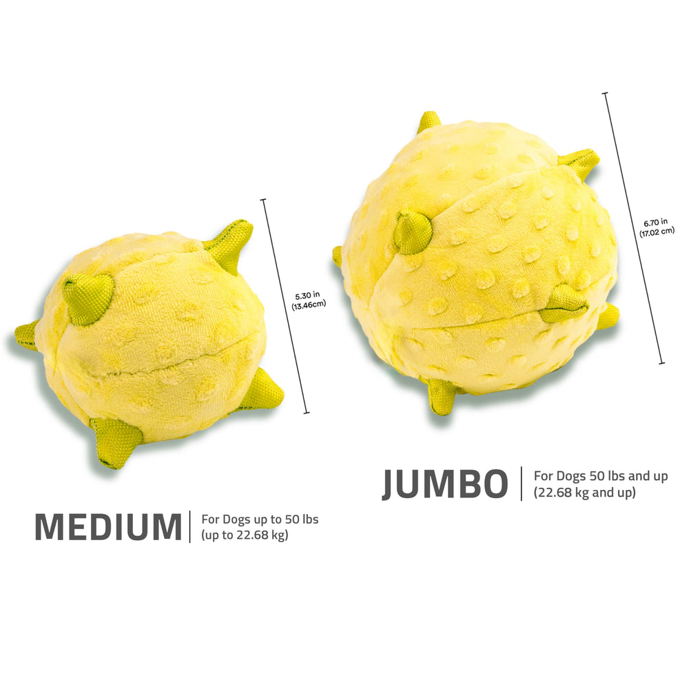 Playology chewy nub design supports teething and durable fun.