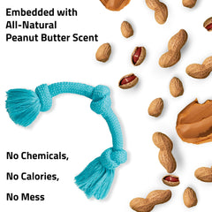 Playology Dri-Tech Rope Toy outdoors demonstrates versatile play for big dogs.