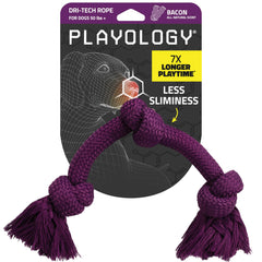 Playology Dri-Tech rope toy in action for durable tug-of-war play.