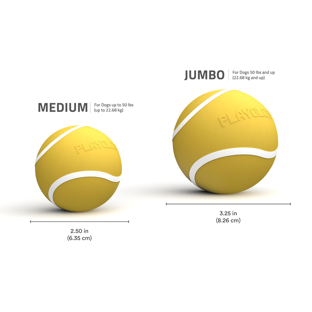 Playology Squeaky Chew Ball easy-cleaning top-rack dishwasher feature