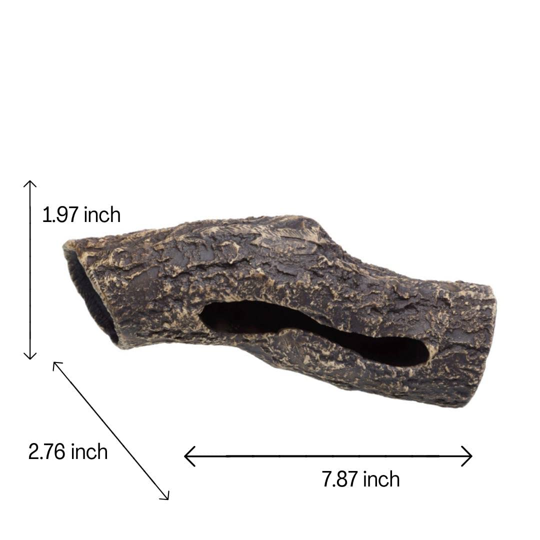 Plecoceramics Pleco Cave open-entrance reveals easy access for hiding and exploring.