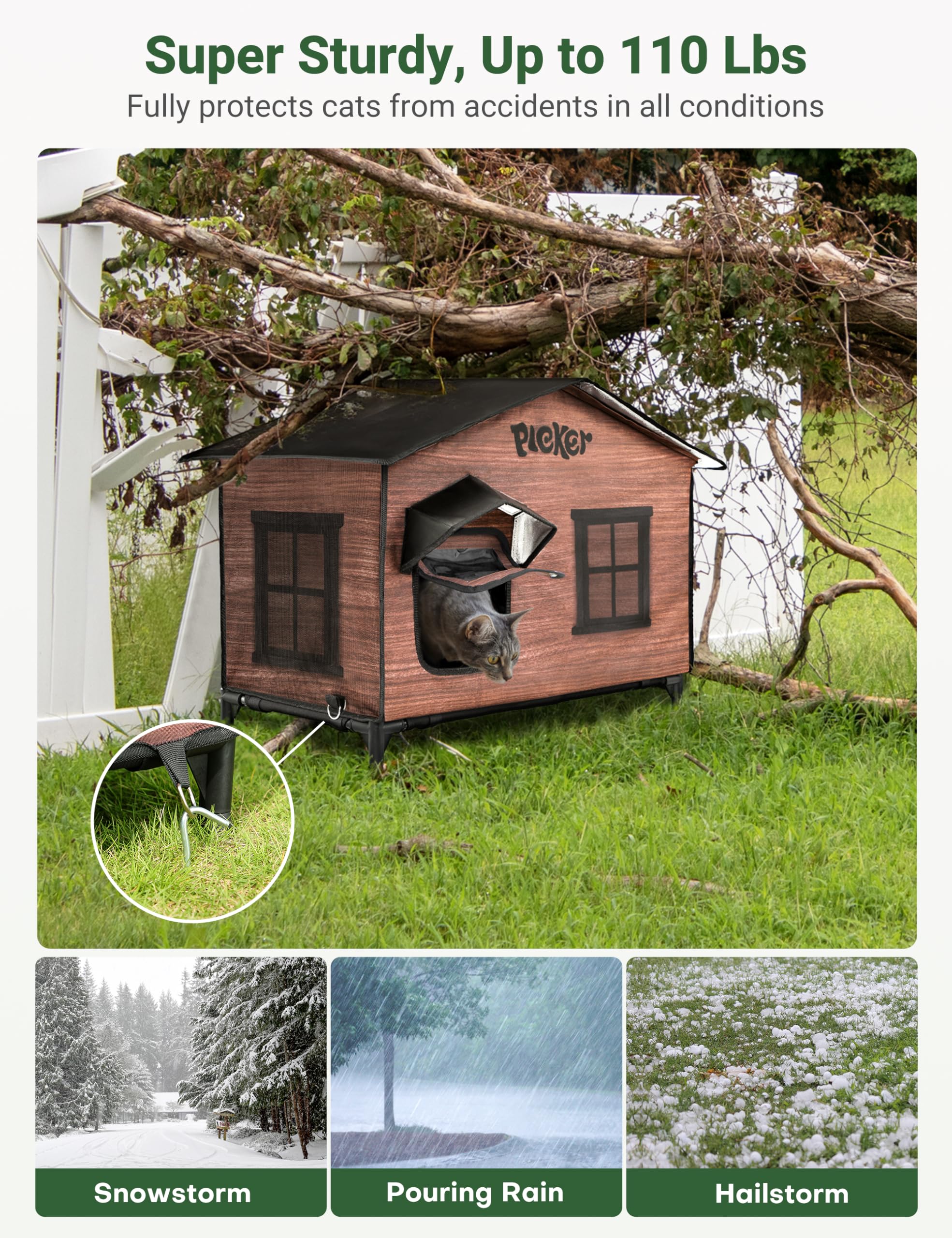 PLEKER five-layer insulation emphasizes all-around waterproof warmth for winter.