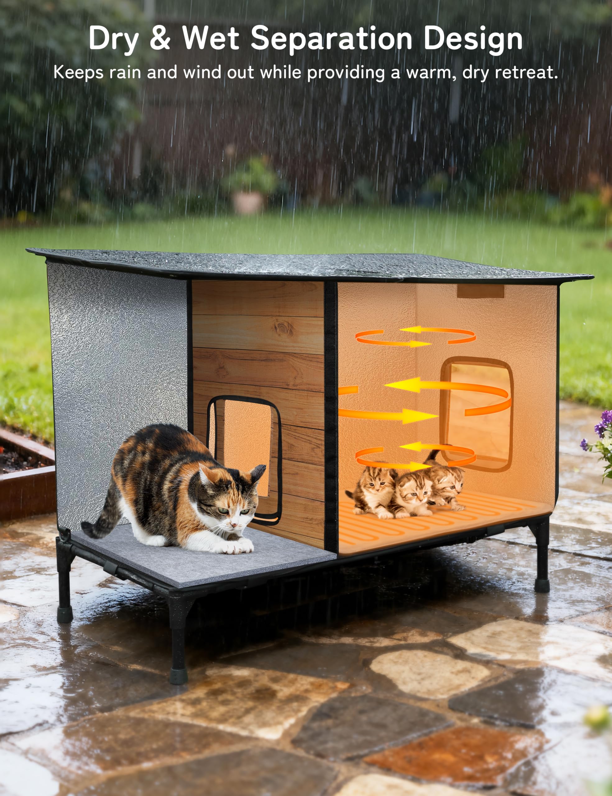 PLEKER dual-exit frame provides safe escape routes for feral cats