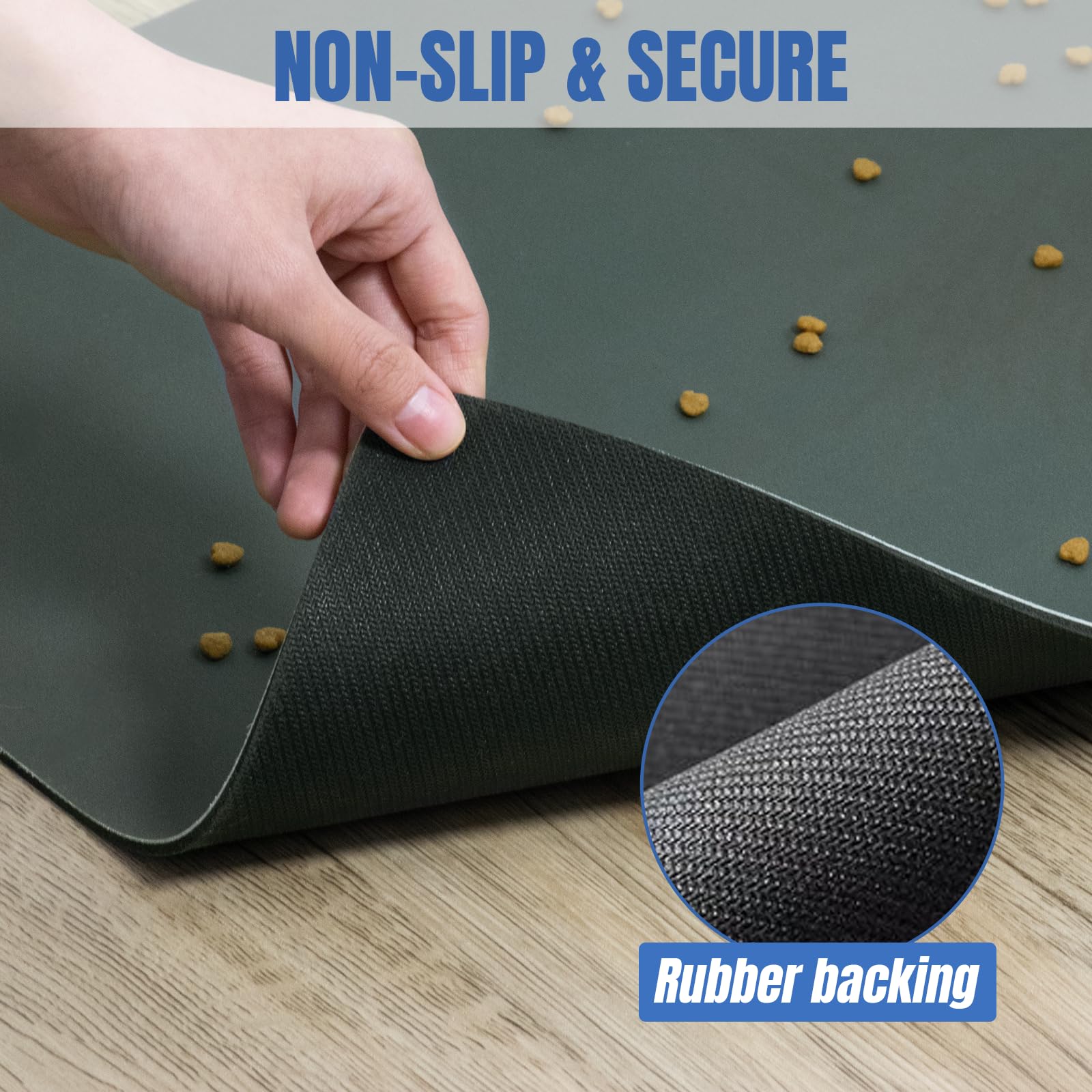 Plentio easy-clean material rinses or brushes clean after use.