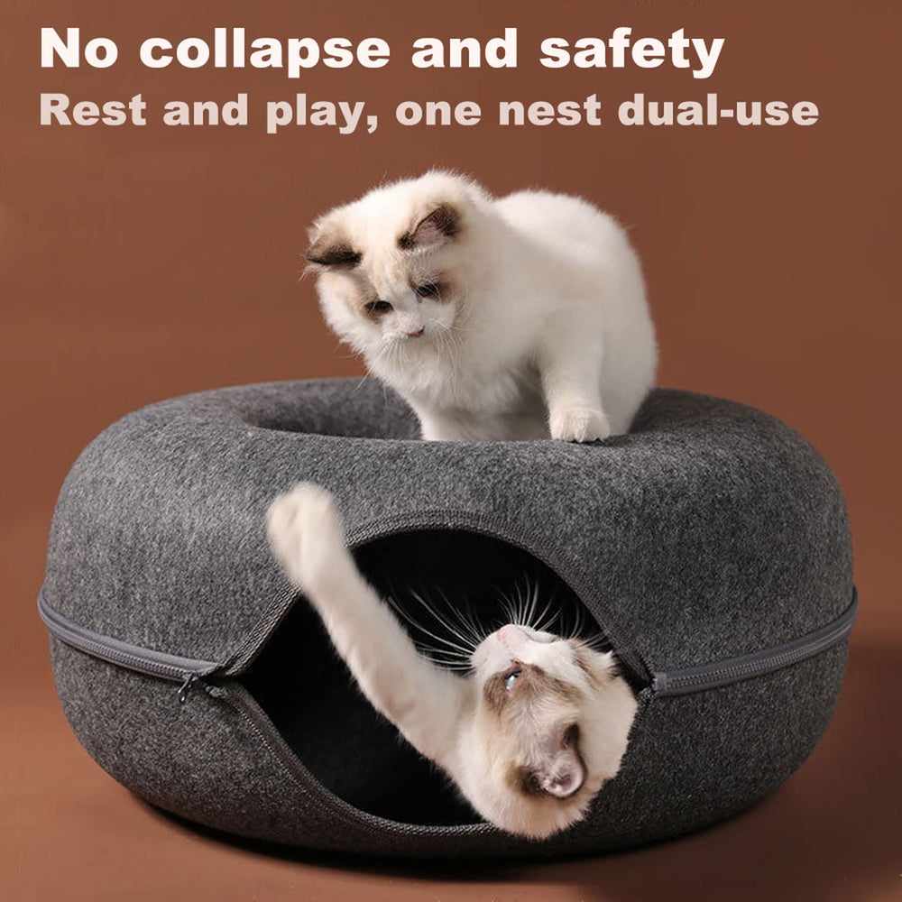 PLIISLUP bed features detachable washable cover for easy cleaning.