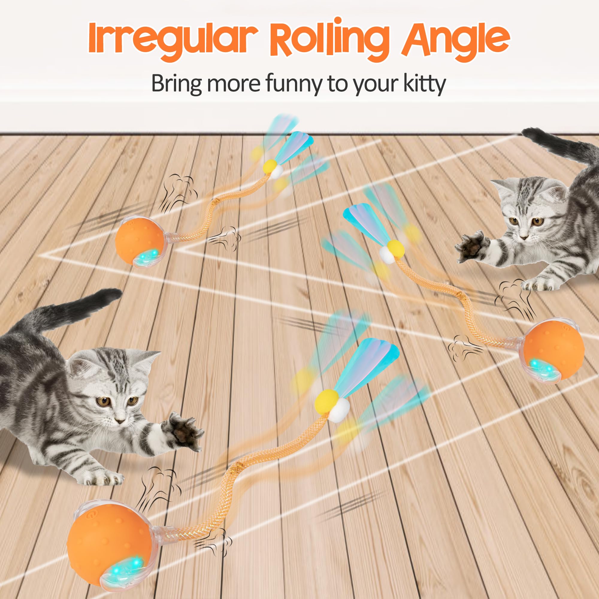 PLITTPETTS elastic-tail accessory with bells enhances hunting-like play.