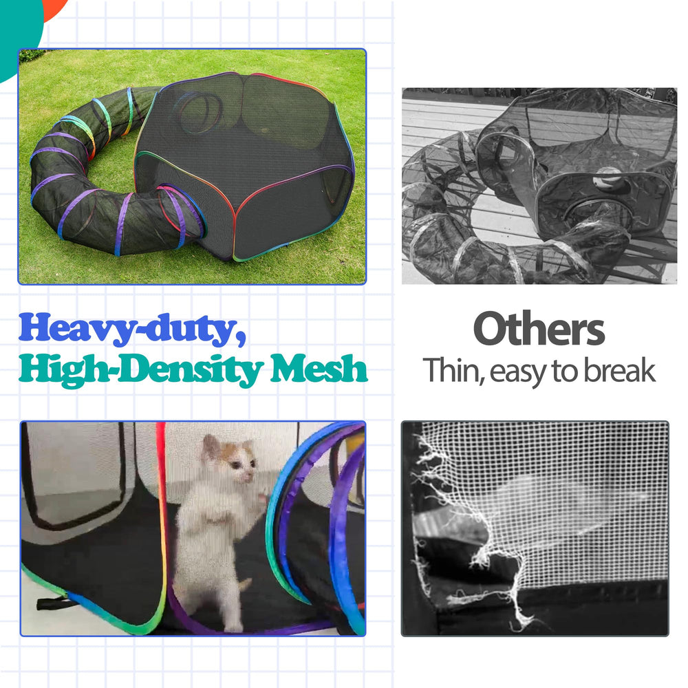PLITTPETTS sturdy steel-frame provides reliable support during rambunctious play
