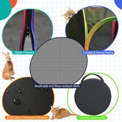PLITTPETTS waterproof-bottom keeps paws dry and floors clean during play