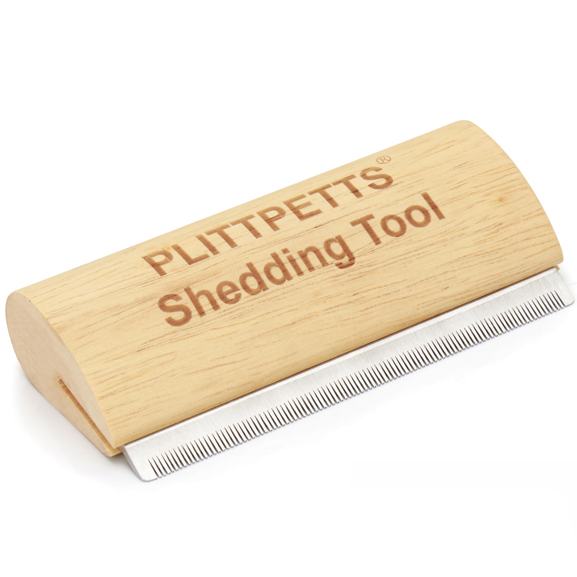 PLITTPETTS dog brush deshedding action for quick fur removal across coats.