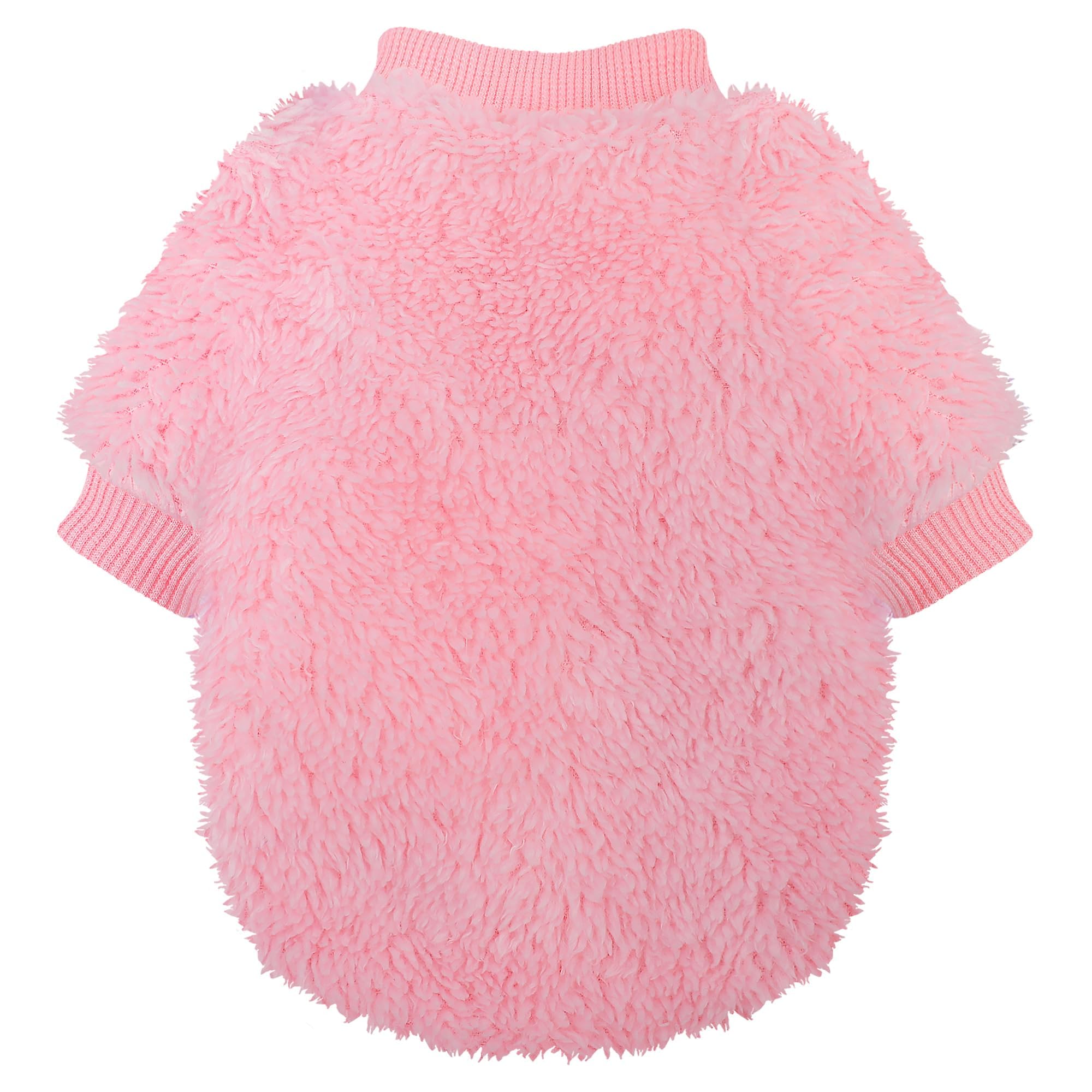 Plush Fleece Dog Sweater for small dogs – ideal for photoshoots and daily warmth.