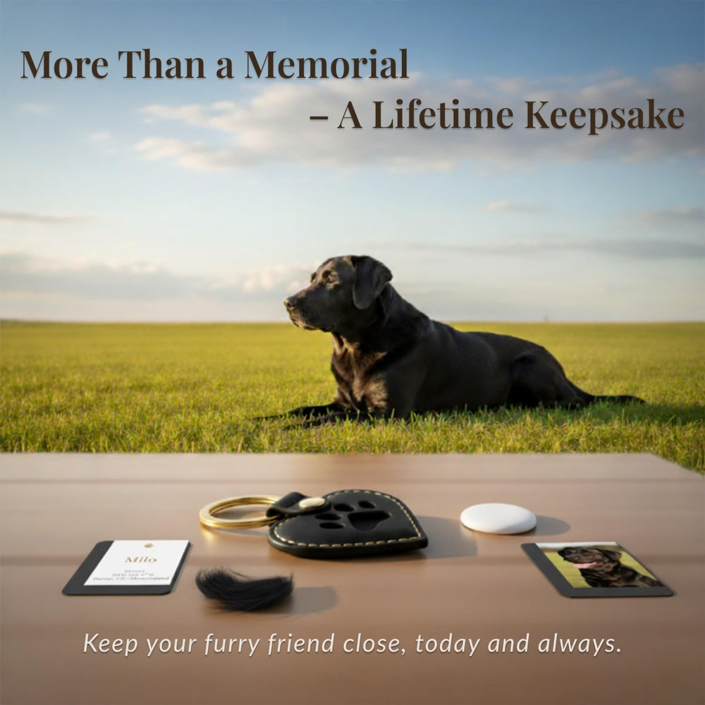 PLUSYYY Pet Memorial Keychain gift-ready set for pet-loving friends.