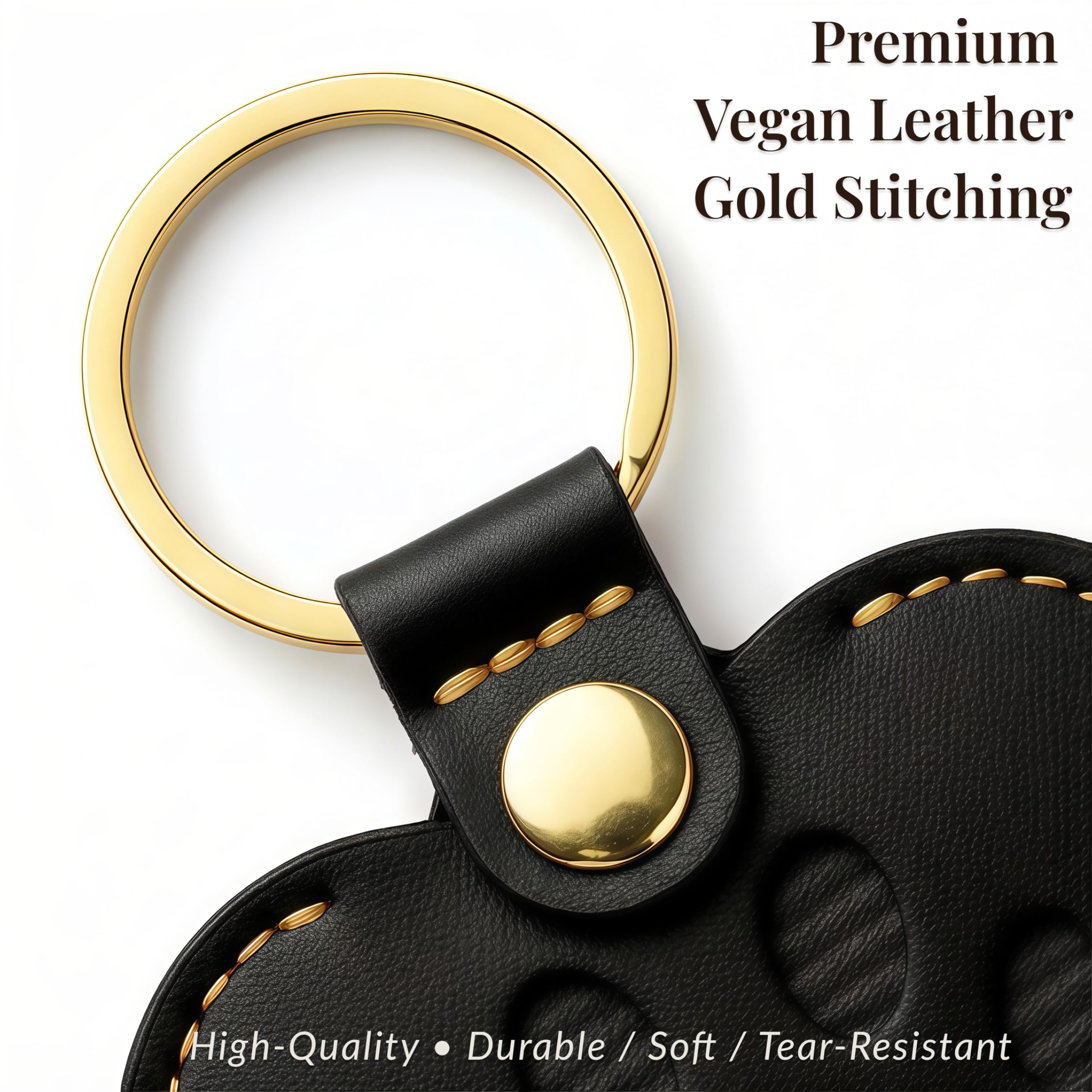 PLUSYYY Pet Memorial Keychain fits round trackers up to 31mm for convenience.