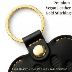 PLUSYYY Pet Memorial Keychain fits round trackers up to 31mm for convenience.