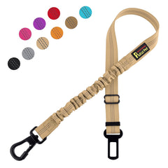 Plutus Pet dog seat belt with carabiner clip secures your pet during car rides