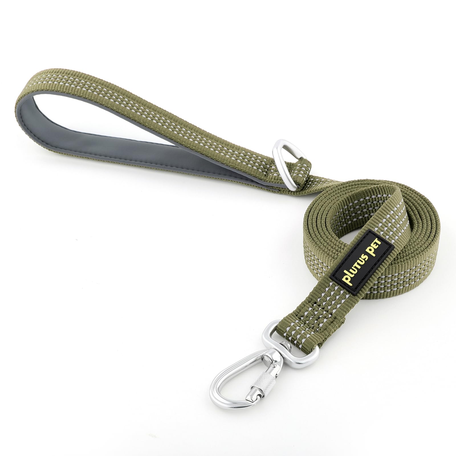 Plutus Pet Heavy-Duty Dog Leash with Lockable Carabiner ensures secure daily walks.