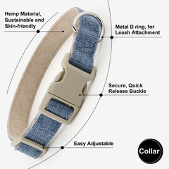 PLUTUS PET leash durable cotton hemp emphasizes long-lasting outdoor walks.