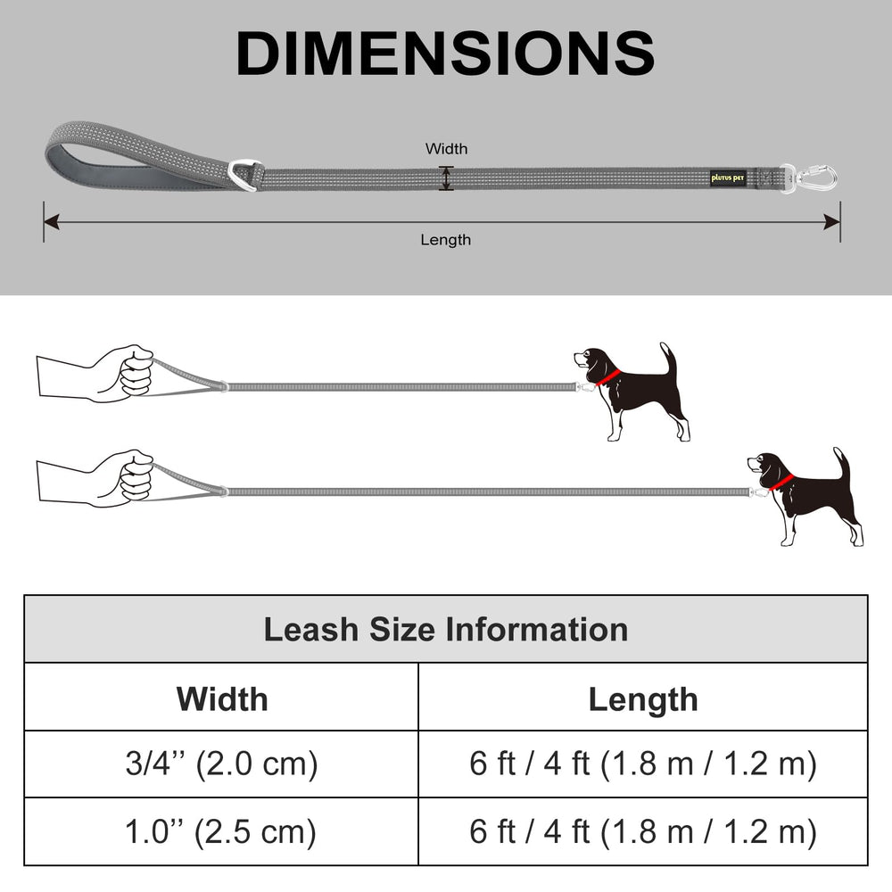 Plutus Pet reflective stitching aids safe night-time outings.