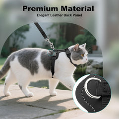 PLUTUS PET nylon cat harness shows breathable, lightweight fabric for longer wear.