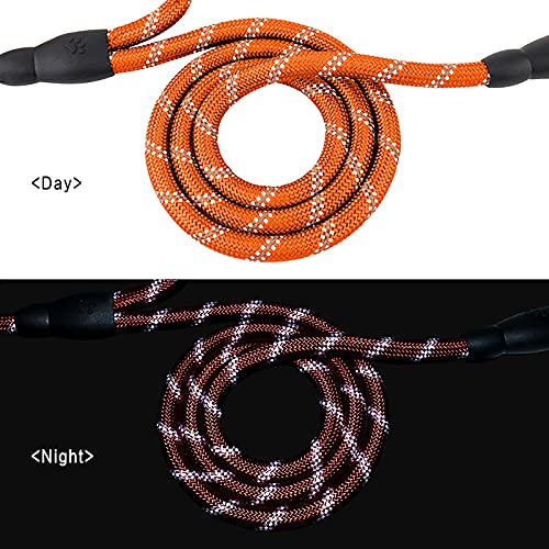PLUTUS PET rope leash reflective stitching improves night visibility.
