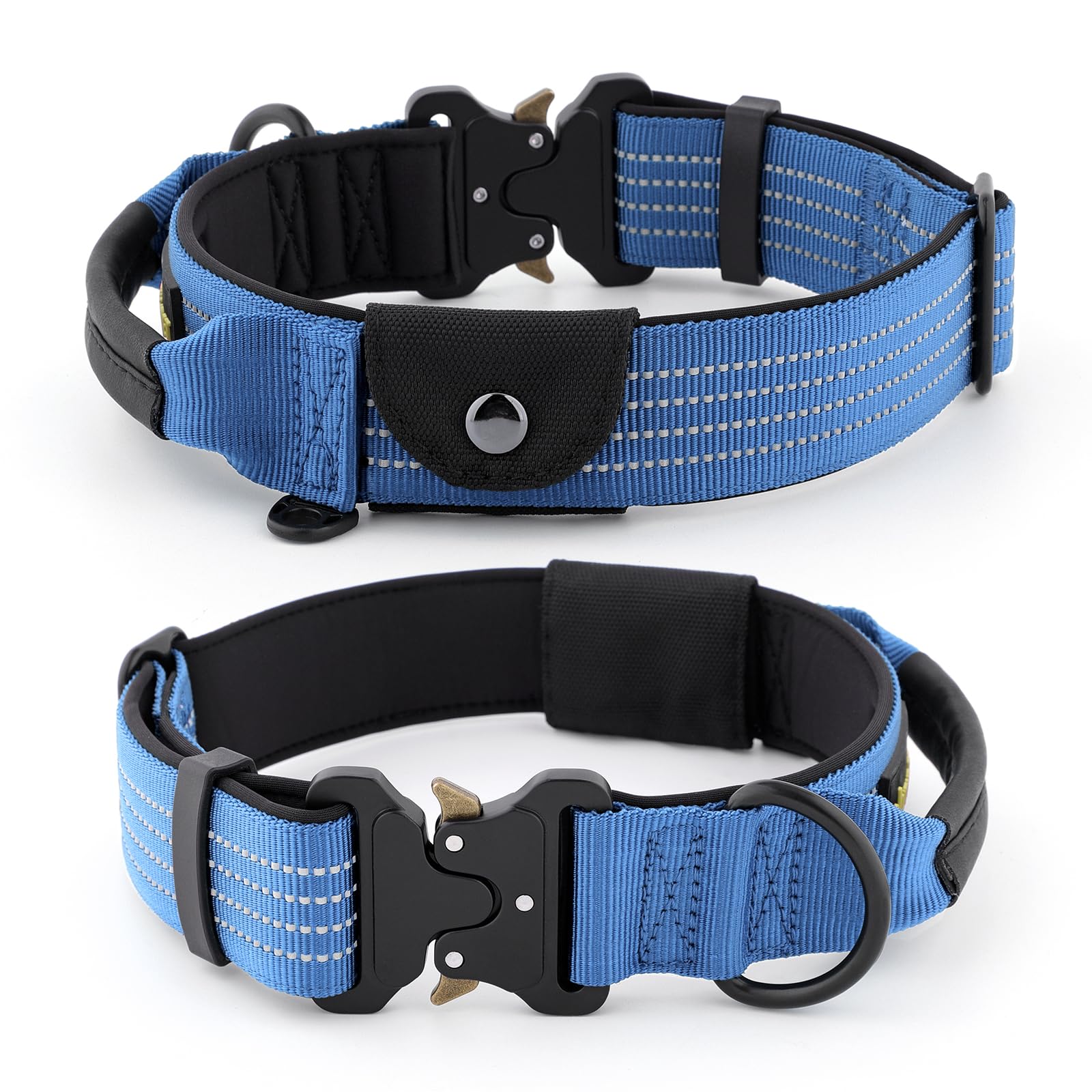 Plutus Pet Tactical AirTag pocket view for quick locate during hikes