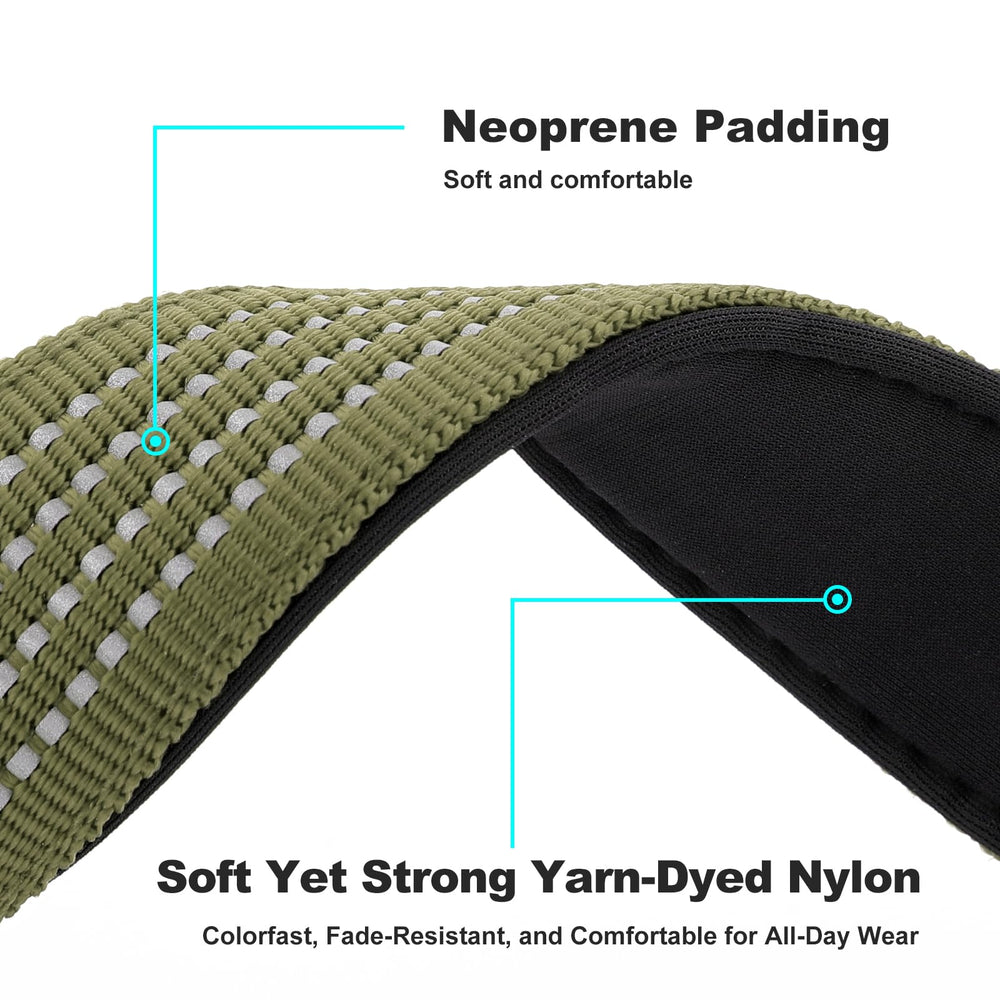 Plutus Pet nylon webbing colorfast close-up shows durable, fade-resistant material