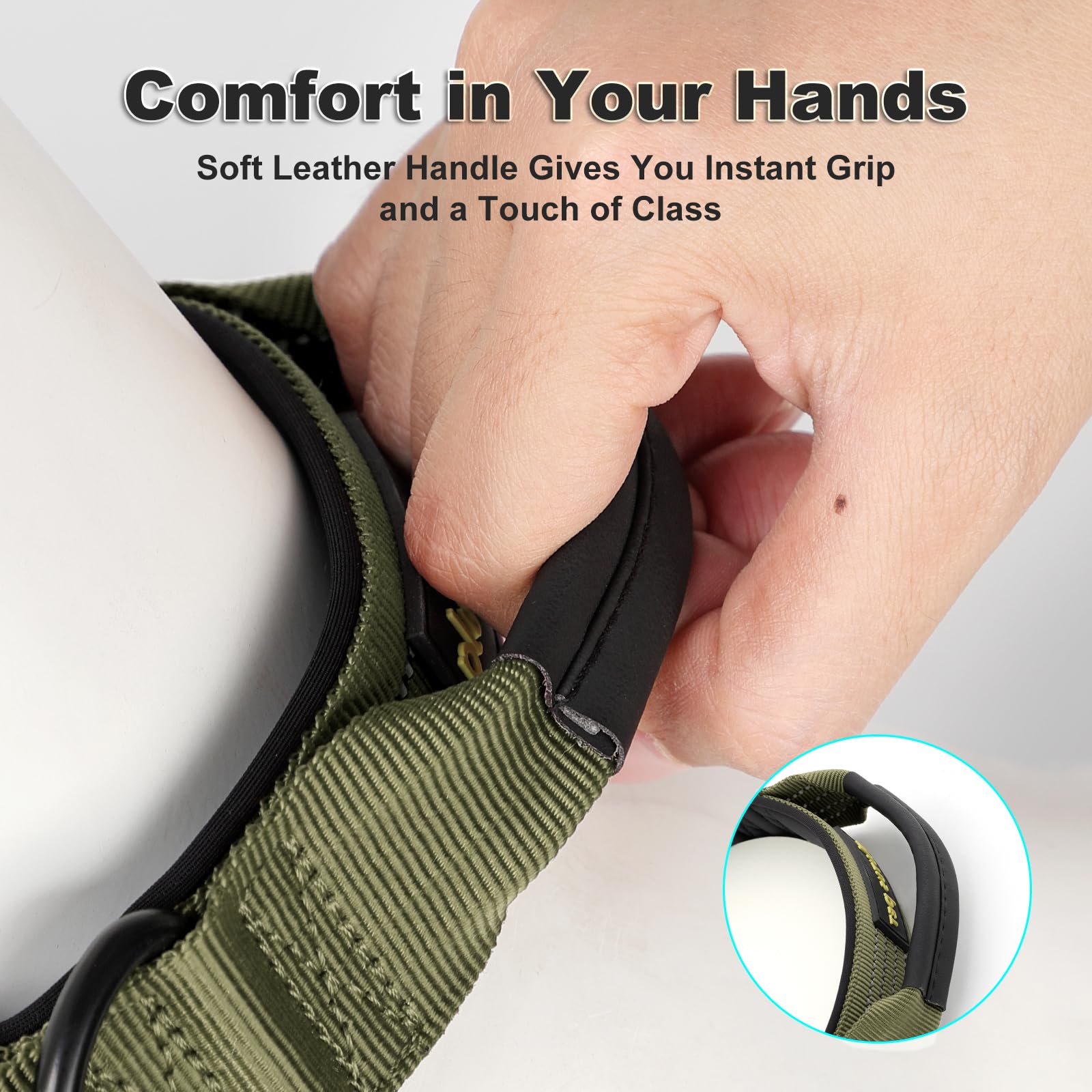 Plutus Pet collar reflective stitching at dusk demonstrates night visibility