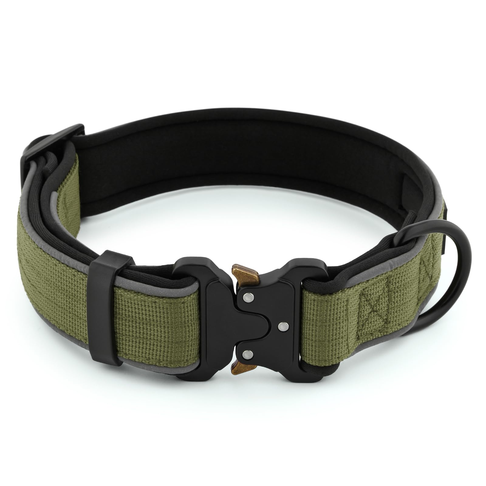 Plutus Pet collar shows neoprene padding for comfortable all-day wear