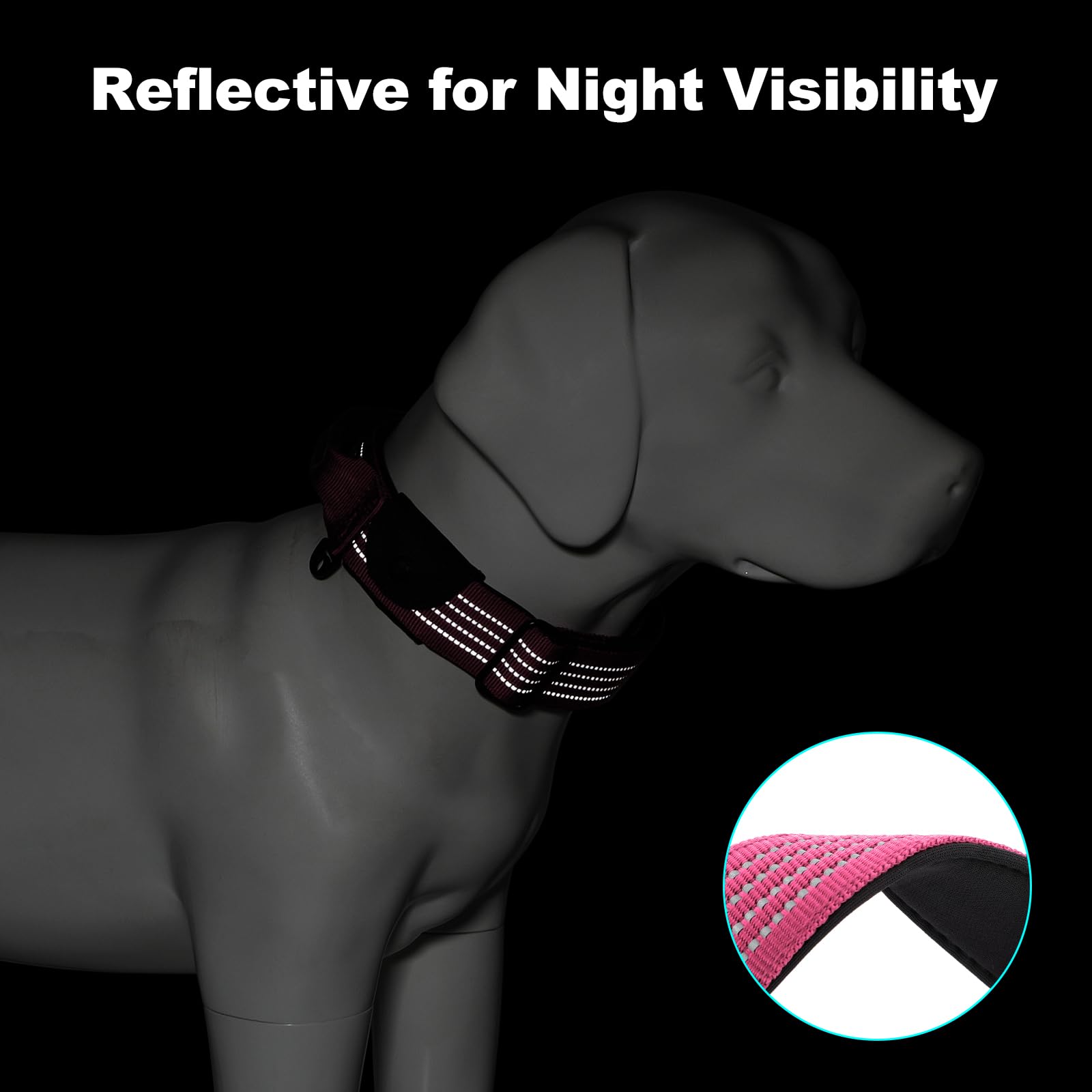 Plutus Pet collar quick-access handle provides control during busy outdoor moments